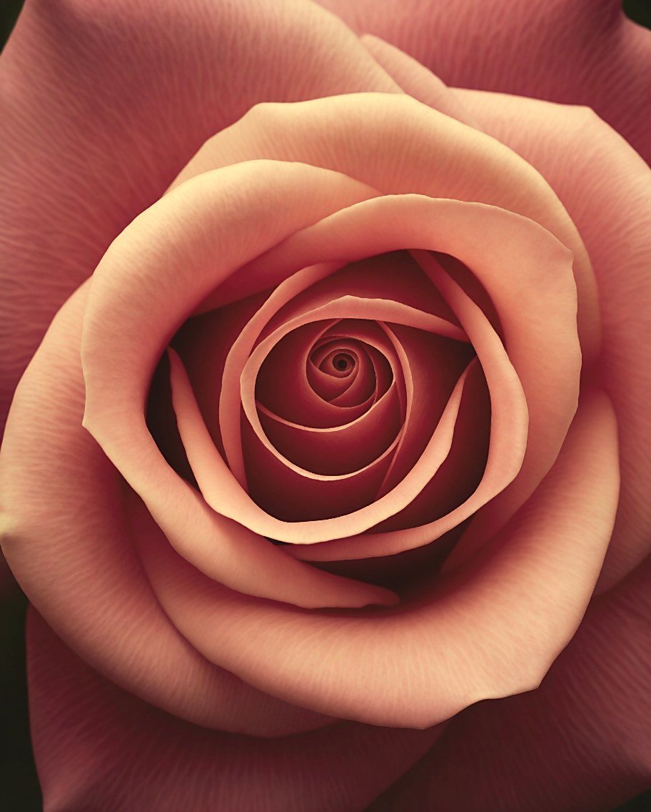 Rosa rosada en detalle — cultivo saludable con ByoZenix